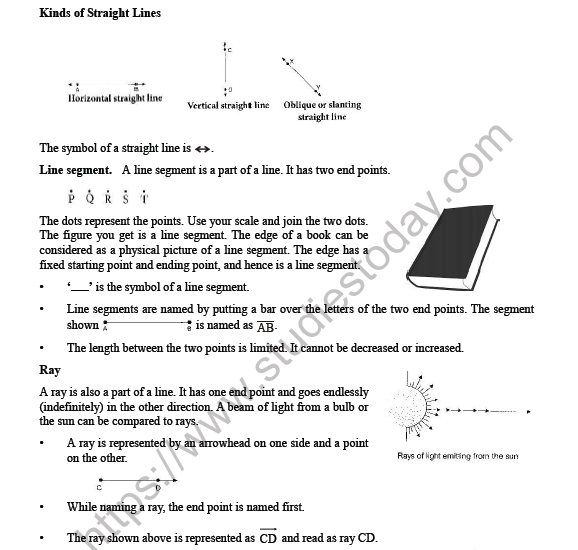 CBSE Class 4 Maths Geometry Worksheet